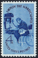 !a! USA Sc# 1155 MNH SINGLE (a2) - Handicapped - Unused Stamps