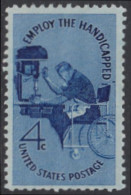 !a! USA Sc# 1155 MNH SINGLE (Gum Sl. Damaged / A2) - Handicapped - Unused Stamps