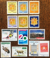 Andorre Neuf** : Année Complète 2010 (681 à 703) 23 Timbres Dont Un Feuillet (3 Photos) - Unused Stamps