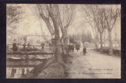 CPA 84 - PIOLENC - LE PONT ET AVENUE DE LA GARE - Piolenc