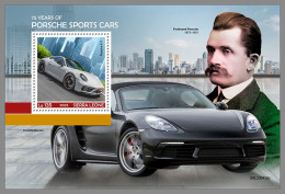 SIERRA LEONE 2023 MNH Porsche Sport Cars Rennwagen S/S – OFFICIAL ISSUE – DHQ2407 - Cars