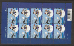 2008 MNH Cept Azoren Sheet - 2008