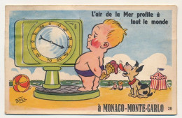 CPA - MONACO-MONTE CARLO - A Système, Petites Vues En Accordéon... L'eau De La Mer Profite à Tout Le Monde... - Monte-Carlo