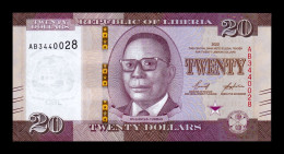 Liberia 20 Dollars 2022 Pick 39 Sc Unc - Liberia