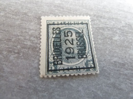 Belgique - Albert - Préoblitéré - 5c. - Bruxelles - Brussel - Bleu-gris - Oblitéré - Année 1925 - - Typos 1922-26 (Albert I.)