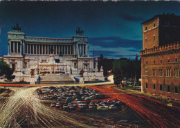 Cartolina Roma - Piazza Venezia E Monumento A Vittorio Emanuele II - Altare Della Patria