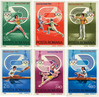 723345 HINGED RUMANIA 1980 22 JUEGOS OLIMPICOS VERANO MOSCU 1980 - Other & Unclassified