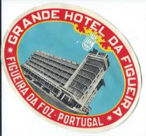 Grande Hotel Da Figueira/FIGUEIRA Da FOZ/ Portugal// Vers 1945-1955       EVM55bis - Hotel Labels