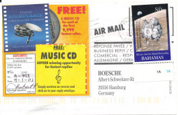 Bahamas Air Mail Cover Sent To Germany 4-9-2001 Single Franked - Bahamas (1973-...)
