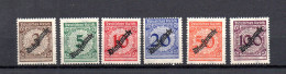 Germany 1923 Set Overprinted Service-Stamps (Michel D 99/104) Nice MNH - Service