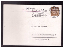 DT- Reich (023778) Privat Ganzsache PP122/ A5/02 3rpf Hindenburg Gelaufen Berlin 12.1.1941 - Private Postwaardestukken