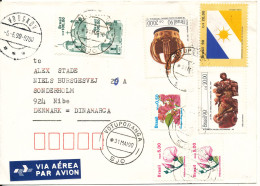 Brazil Cover Sent Air Mail To Denmark 31-5-1990 With More Topic Stamps - Covers & Documents