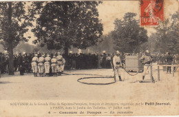 Souvenir De La Grande Fête De Sapeurs Pompiers à Paris Le Petit Journal Concours De Pompes - Sapeurs-Pompiers