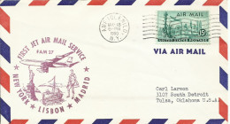 ESTADOS  UNIDOS ,  CARTA  AEREA CIRCULADA,  AÑO  1960 - 2c. 1941-1960 Brieven