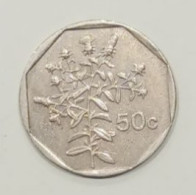 Malta, Year 1991, Used 50 Cents - Malta