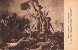 MUSEE - Musée De Louvre - Ecole Française - Ferdinand Victor Eugène Delacroix (1798-1863)  - Carte Postale Ancienne - Musées