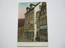 Neckargemünd , Griechische Weinstube, Seltene   Karte Um 1920 - Neckargemünd