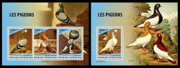 Cemtral Africa  2023 Pigeons. (421) OFFICIAL ISSUE - Duiven En Duifachtigen