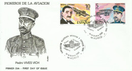 ESPAÑA,  SPD  PIONEROS DE LA AVIACION,  AÑO  1980 - FDC