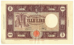 1000 LIRE BARBETTI GRANDE M TESTINA BI REPUBBLICA ITALIANA 21/03/1947 QSPL - Altri & Non Classificati