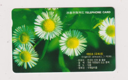 SOUTH KOREA - Flowers Magnetic Phonecard - Corea Del Sur