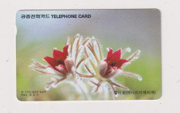 SOUTH KOREA - Flowers Magnetic Phonecard - Korea, South