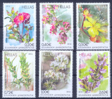 Greece 2016 Blooming Herbs Of Greek Land. MNH XF - Ongebruikt