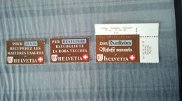Switzerland Mi.405/407  ** - Unused Stamps