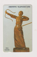 SOUTH KOREA - Archer Statue Magnetic Phonecard - Korea, South