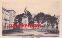 MOLFETTA  ( Bari )  -  Monumento A Garibaldi......................non Viaggiata - Molfetta