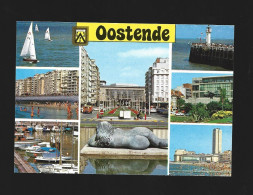 Oostende Multi View Photo Carte Foto Prentkaart Htje - Oostende