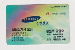 SOUTH KOREA - Samsung Magnetic Phonecard - Korea (Süd)