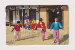 SOUTH KOREA - Children Playing Magnetic Phonecard - Corea Del Sur