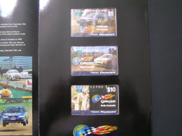 AUSTRALIA 1994 Rally Australia Perth W.A. Set Of 3 Cards  Folder.. - Australie