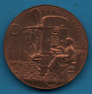 SUISSE JETON MÜNZENMESSE 1993 BASEL MÜNZE ÖSTERREICH PRÄGEMASCHINE UM 1893 TOKEN - Professionnels / De Société