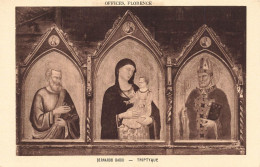 ARTS - Tableau - Religieux - Bernardo Daddi - Triptyque - Carte Postale Ancienne - Peintures & Tableaux