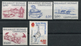 Greenland 2001. Arctic Vikings (complete) + Artic Winter Games (5 Stamps). All MINT - Ongebruikt