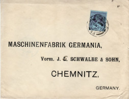 GREAT BRITAIN 1899 LETTER SENT FROM LONDON TO CHEMNITZ - Brieven En Documenten