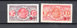 St Pierre Et Miquelon (France) 19125 Red Cross Stamps (Michel P 101/02) MLH - Oblitérés