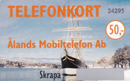 ALAND ISLANDS - Pommern In The Winter, Alands Mobiltelefon Prepaid Card 50 Mk, Tirage 3000, 02/98, Mint - Aland