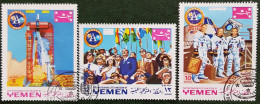 Yémen Royaume 1969 Mission Apollo 11 - 1er Homme Sur La Lune   Stampworld N° 816 à 818 - Yemen