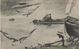 ARTS - Tableau - A La Mer - Mouettes Et Goëlands - Dos Non Divisé - Carte Postale Ancienne - Malerei & Gemälde