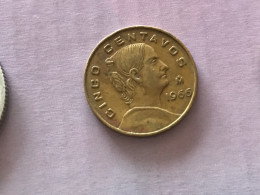 Münze Münzen Umlaufmünze Mexiko 5 Centavos 1966 - Messico