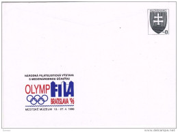 SLOVAQUIE 1996 EXPOSITION PHILATELIQUE BRATISLAVA - Enveloppes