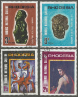 Rhodesia. 1967 10th Anniv Of Opening Of Rhodes National Gallery. Used Complete Set. SG 414-417 - Rhodésie (1964-1980)