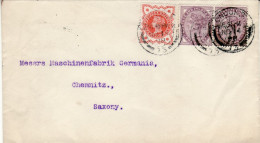 GREAT BRITAIN 1898 LETTER SENT FROM LONDON TO CHEMNITZ - Covers & Documents