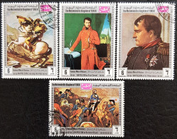 Yémen Royaume 1969 Famous Men Of History - Napoleon Bonaparte, 1769-1821   Stampworld N° 897 à 900 - Yemen