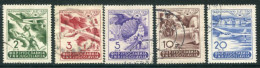 YUGOSLAVIA 1950 Aeronautical Exhibition, Used. .  Michel 611-14 - Gebraucht