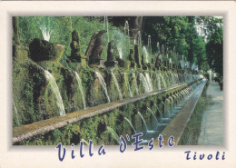 Cartolina Tivoli ( Roma ) - Villa D'este - Viale Delle Cento Fontane - Tivoli