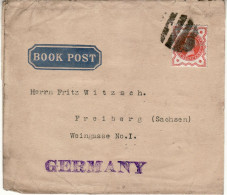 GREAT BRITAIN 1888 LETTER SENT TO FREIBERG - Brieven En Documenten